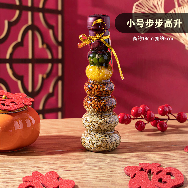 곡물이 풍부한 병 장식(단계별로 상승)