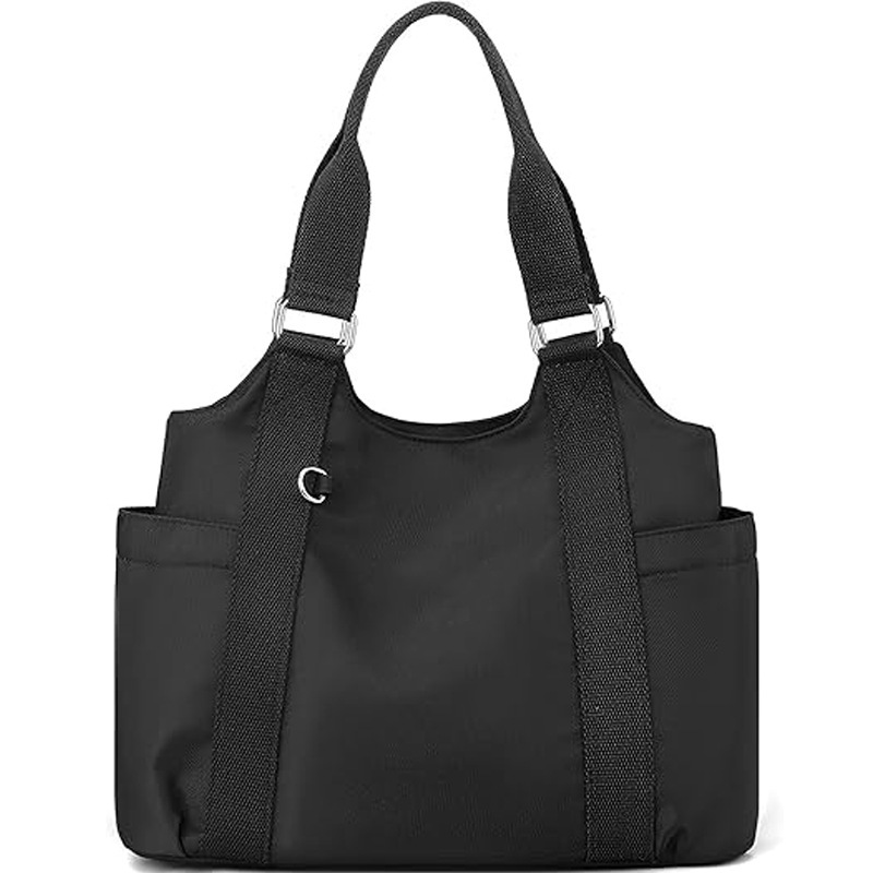 Large Nylon Handbag Women's Everything Bag with Pocket Waterproof Tramp Wallet Work Travel Shoulder Bag Large Nylon Handbag Women's Everything Bag with Pocket Waterproof Tramp Wallet Work Travel Shoulder Bag