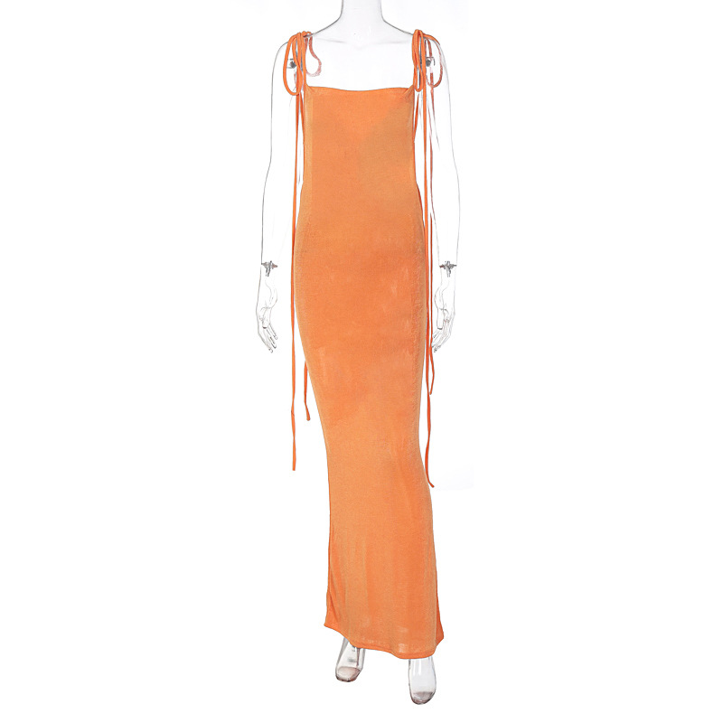 310g Weight Maxi Long Dress Dress Length Type Sleeveless Sleeve Length Sheath Dress Dresses Type Spandex, Polyester Fabric Type Mid Waist Waist Line Daily Occasion Slim Fit Type Solid Color Pattern Summer Season Women'S Gender Patchwork Design Fashion Style Wholesale Women'S Fashion Patchwork Solid Color Daily Sleeveless Sheath Dress 35