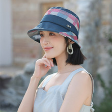 帽子女夏天可折叠遮阳帽户外紫外线防晒帽韩版出游大沿遮脸太阳帽