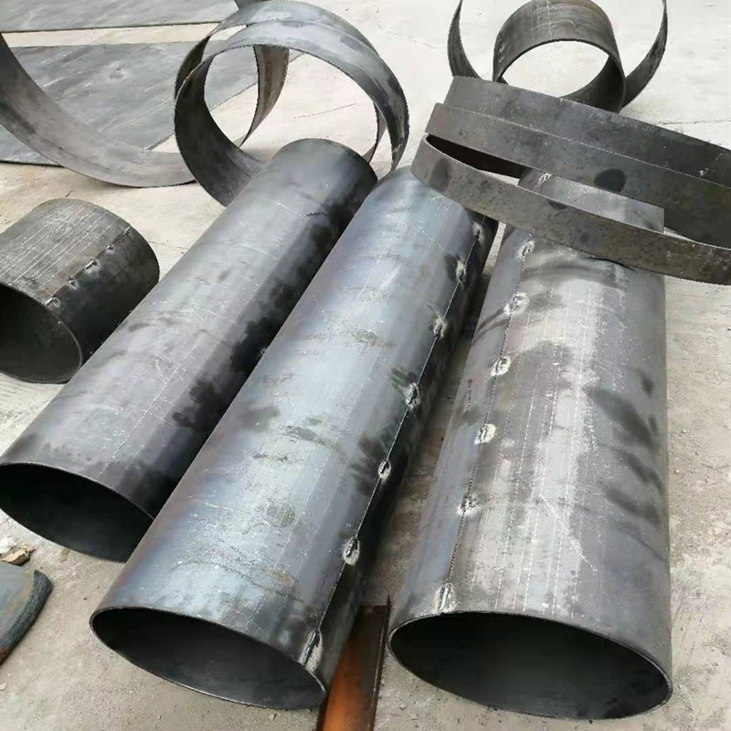 Welded steel pipe Q235 Circular tube customized Customized welding diameter Iron tube 1000 1200 1500