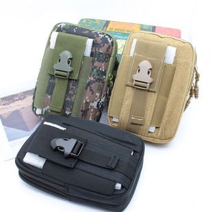 Waist Bag Men's Belt Multifunctional Waterproof Tactical Bag Wear-resistant Mobile Phone Bag Coin Purse Cross-border Waist Lanyard Bag Pen