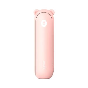 幾素 F8X くまデザイン折りたたみハンディファン USB 充電式懐中電灯付き携帯扇風機