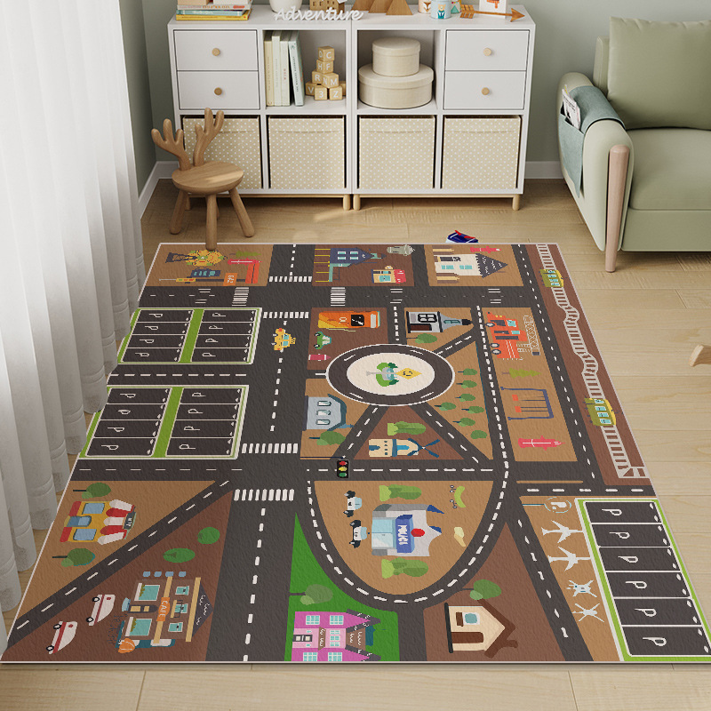 駐車場フロアマット、子供部屋読書エリア、寝室クロールマット、リビングルーム早期教育ゲームエンターテイメントエリアカーペット|undefined