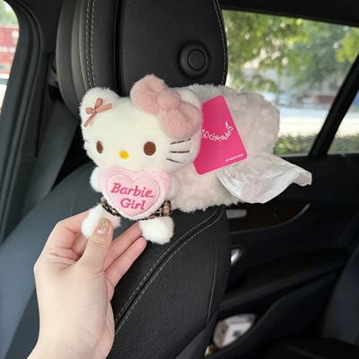 Car Rear Seat Headrest Hanging — Car tissue box/set