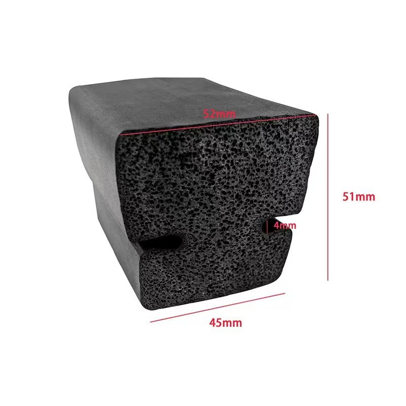 盾构机真空吸盘机专用工字型橡胶条三元乙丙发泡条工字型管片配件