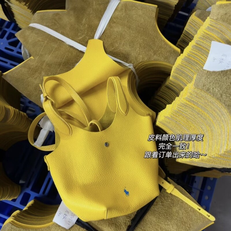 Cross-border high-quality small Malafu basket bag, new lychee pattern cowhide bucket bag, shoulder, crossbody, handbag for women