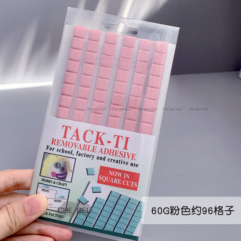 Cruz-frontera desgaste de uñas base de uñas de arcilla práctica herramienta de uñas Super pegajosa sin costura plastilina almohadilla de barro