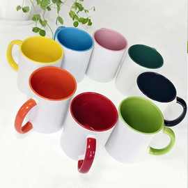陶瓷马克杯LOGO印图热转印工艺牛奶杯礼品杯子公司随手礼