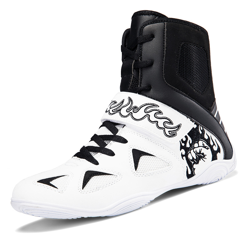 Wrestling Shoes Men's Indoor Fitness Training Shoes Professional Grade Professional Fighting Match Special Shoes Fighting Sanda Boxing Shoes
