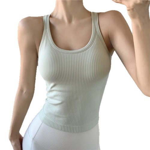 Lulu short ebb sports bra with cushioned cups, V-neck stylish back design, high elasticity, slimming running fitness yoga top for women