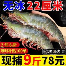 包邮基围虾海鲜水产0虾冷冻大海虾盐冻青岛青虾大虾鲜活速冻包装