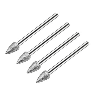 Bullet Diamond Grinding Head 20 Pack Electric Grinding Accessories Diamond Fine Sand Grinding Needle Grinding Rod Jade Carving X20