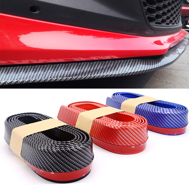 Car small surround modification universal anti-collision rubber strip bumper front lip side skirt anti-scratch strip sports surround modification