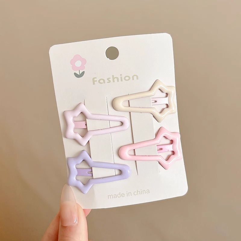 2025 verano pasador de cabello de dopamina colorido lindo frente dulce brocas de cabello rotas no lastimas brocas de cabello adornamientos para el cabello