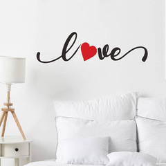 FX-A314英文標語LOVE臥室客廳玄關家居裝飾牆貼紙批發自粘