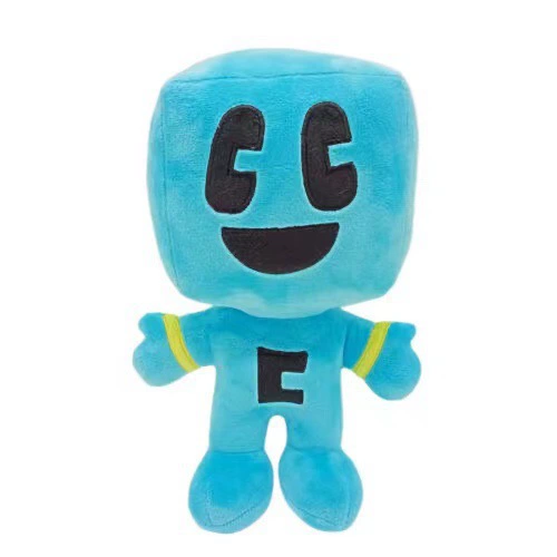 Plush Character Doll, Assorted Block-Style Figures, Multiple Sizes 18–33 cm, Vacuum Pack Option