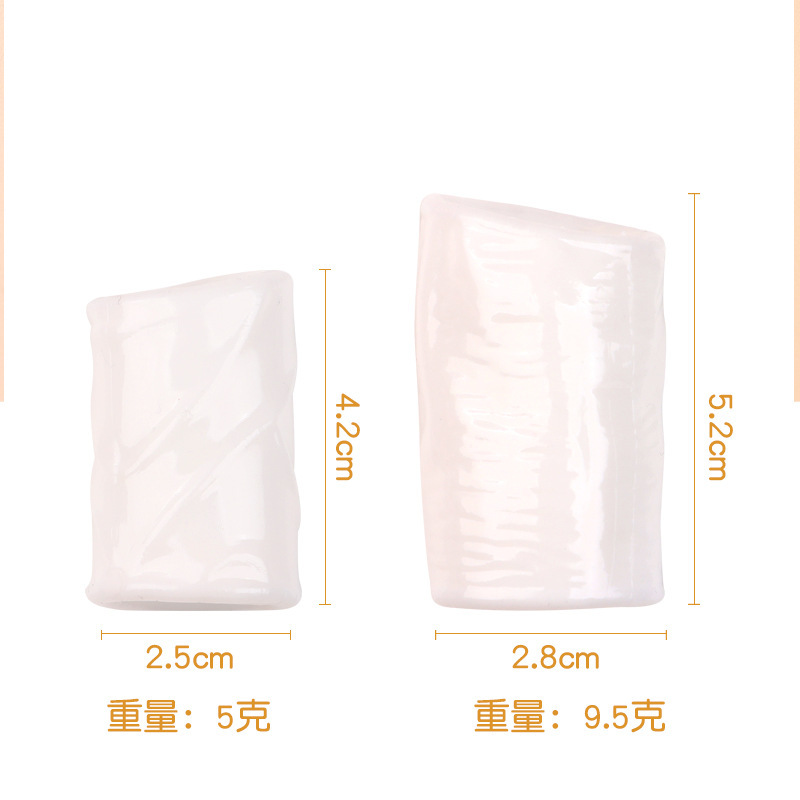 Male Foreskin Relief Ring, Thickened Soft Silicone Delay Ring, Cream White — detail image 5
