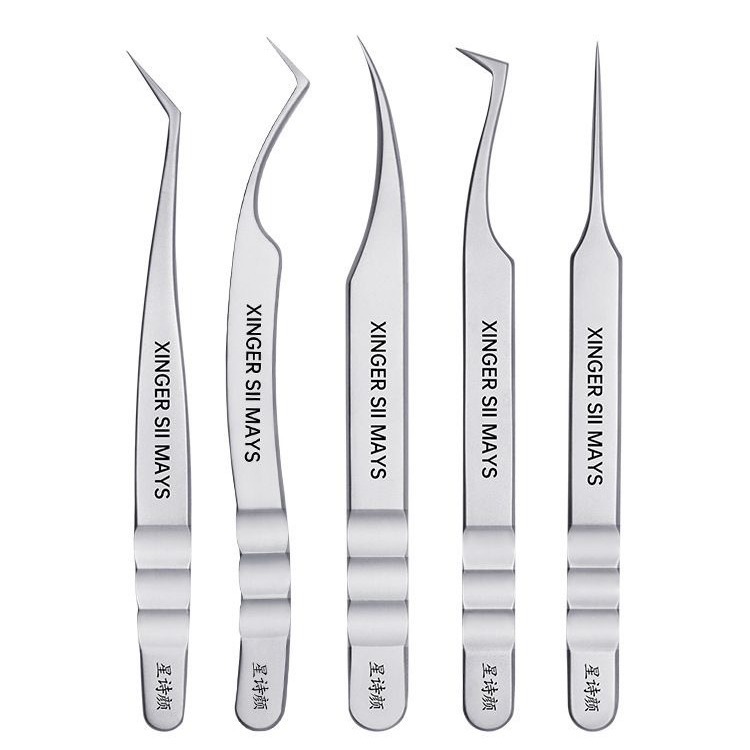 Eyelash Artist Tweezers, High-End Curling Eyelash Extension Tweezers, Ukrainian Tweezers, Blooming Tweezers