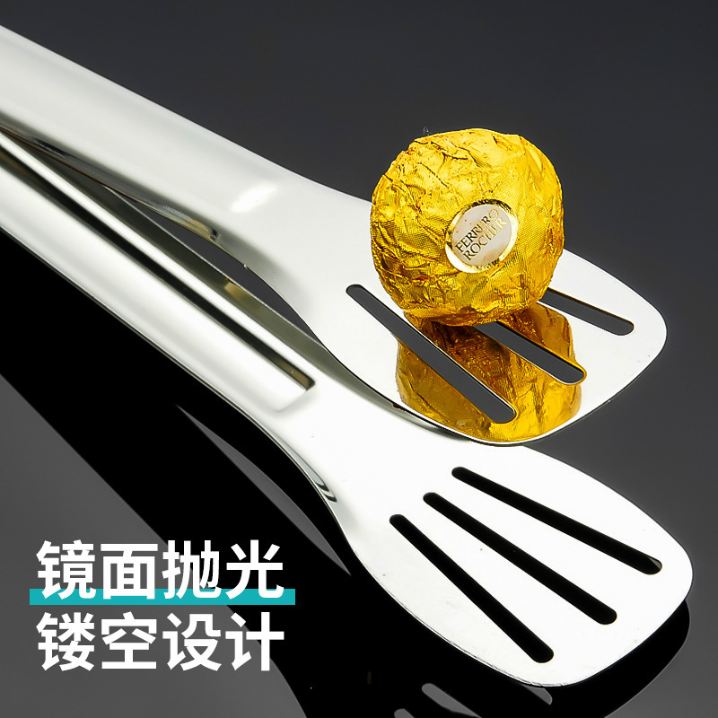304不锈钢12寸食品夹烧烤煎牛排夹子|undefined