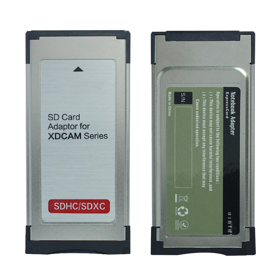SD读卡器SD转换SXS卡套 X280摄像机 SDHC/SDXC转ESXS内存卡读卡器
