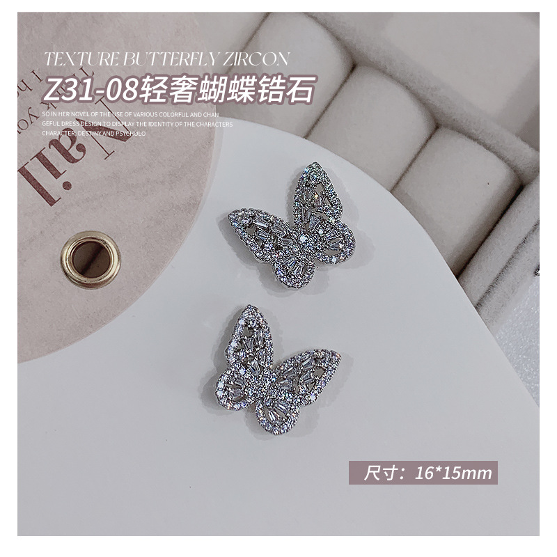 Zircon de mariposa de lujo ligero Z31-08