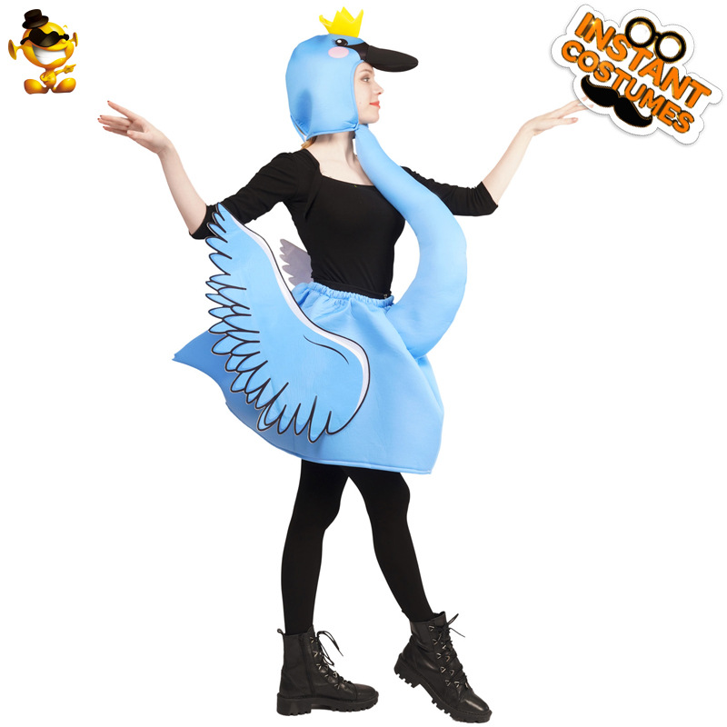 Disfraz de cisne de esponja para mujer adulta Disfraz de Halloween cosplay de rol de rendimiento de escenario