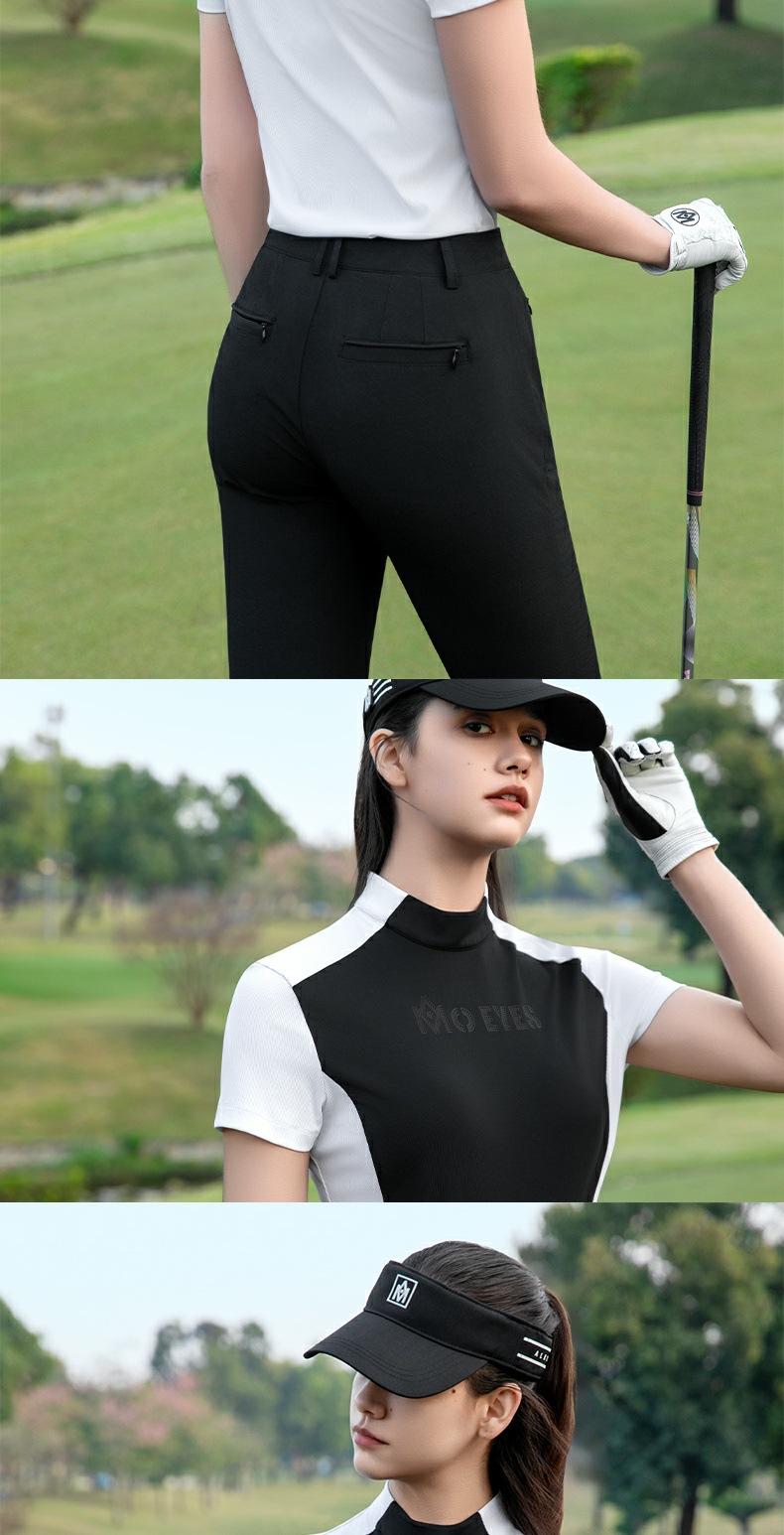 Áo polo nữ ngắn tay golf tennis hút ẩm khô nhanh — Áo đen trắng M25YF038 [hút ẩm và khô nhanh/kết cấu mịn/giảm béo vòng eo], Áo trắng đen M25YF038 [hút ẩm và khô nhanh/kết cấu mịn/giảm béo vòng eo], Áo màu hồng và trắng M25YF038 [hút ẩm và khô nhanh/kết cấu mịn/giảm béo vòng eo] chi tiết 12