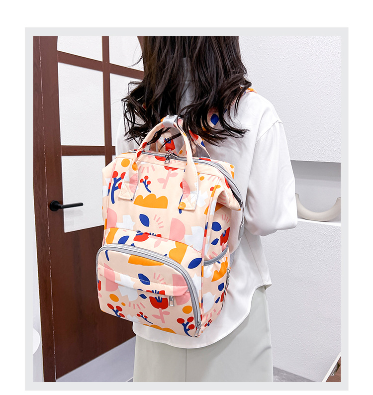 Waterproof 19 Inch Diaper Backpack Travel Diaper Backpacks display picture 4