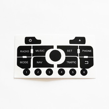 repair the buttons Stickers 适用于标致 308/ 3008 Nav Radio
