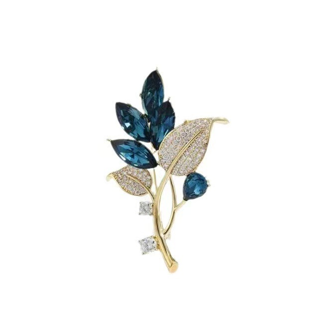 blue high-end protective underware lapel pin