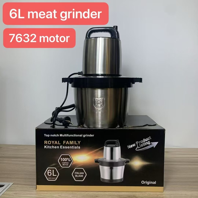 6-in-1 外国貿易 3.5L ステンレス鋼ガラス肉グラインダー多機能 3.5LMeatGrinderStainlessSt|undefined