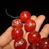 Middle -aged glazed phoenix tail beads chain bead chain skewers wholesale ancient beads old beads old glazed bead accessories collection