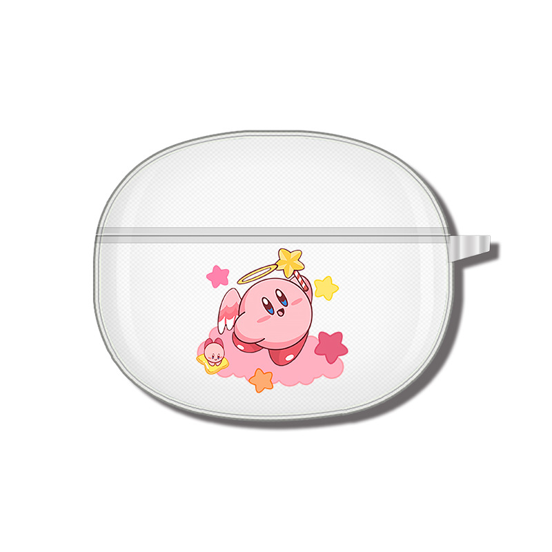 Adecuado para realme buds air3, funda para auriculares, funda protectora Bluetooth, carcasa suave transparente de TPU, patrón de impresión en color