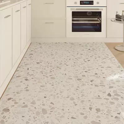 Non-Slip, Oil-Resistant, Washable, Wipeable Pvc – Avtomobil döşəmə paspasları - marble-d-5080cm-pvc