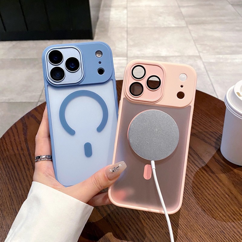 适用iPhone17手机壳全包镜头膜苹果17肤感磨砂磁吸雅盾防摔保护套|undefined