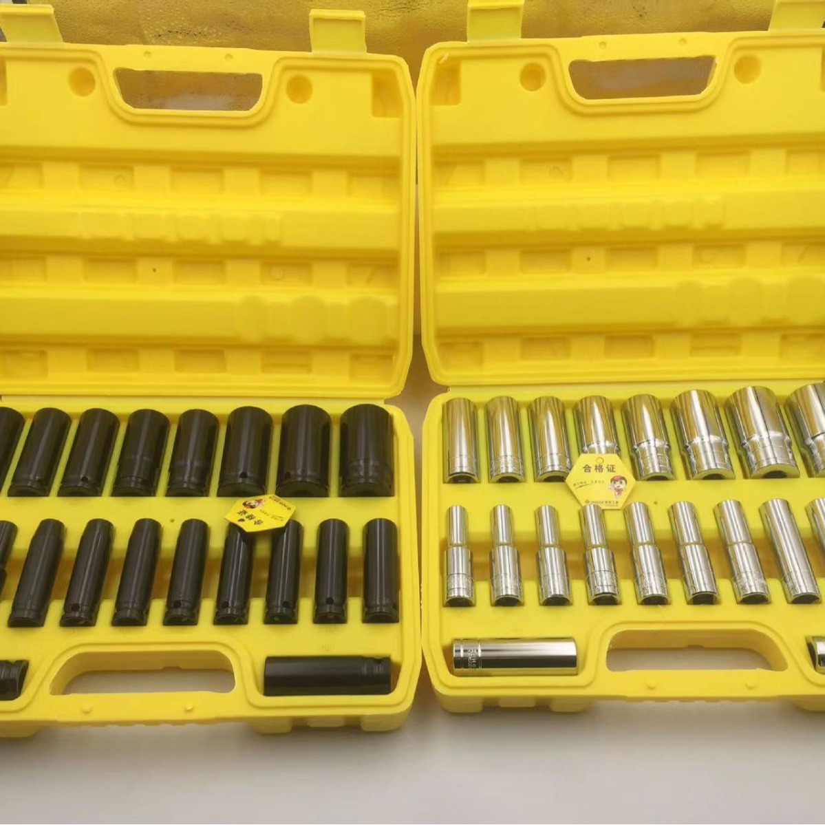绿黄盒电气动78六角套筒加长20件套组合套装 汽修机修 源头货源 h