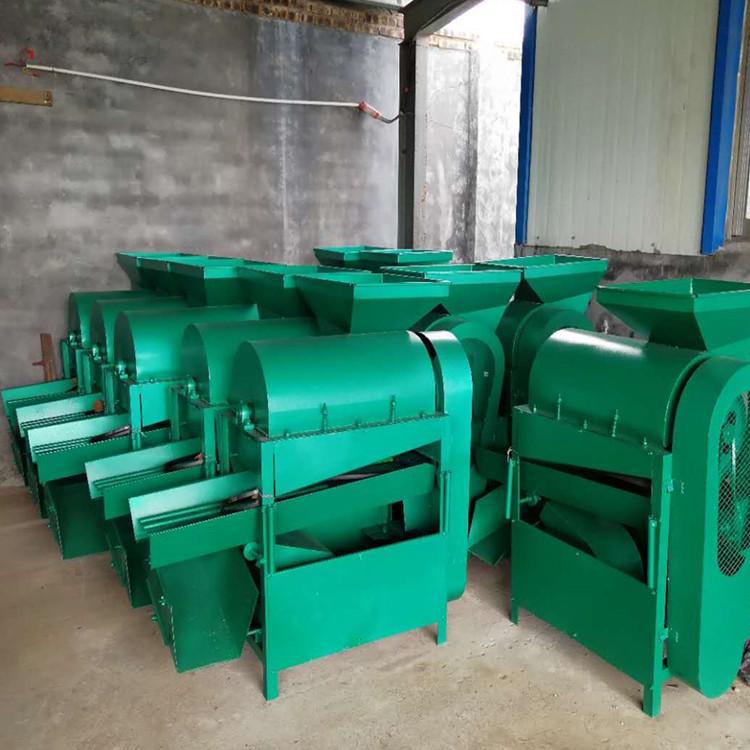 Máquina de descascar de castaña doméstica multifuncional horizontal descascar de castaña máquina de separación automática de castaña de pelo