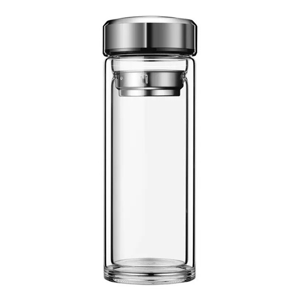 Glass handheld tea cup for home use