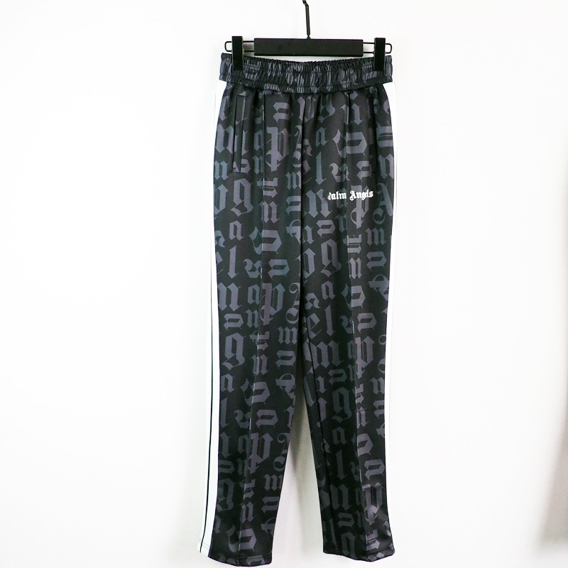 Full Print Black Trousers