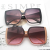 Fashionable trend brand sunglasses, 2021 collection, European style, gradient