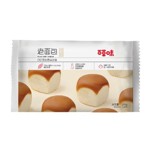 Old-Fashioned Bread Cake 155g Bag of Breakfast Snacks, Nostalgic Traditional Leisure Snack in Bag