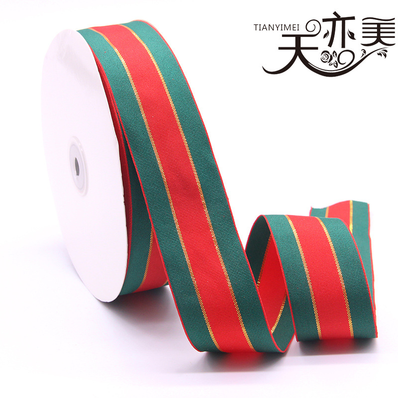 1.0 1.5 2.5 4.0cm Cinta a rayas de Phnom Penh Decoración navideña Cinta a cuadros roja y verde Cinta de Phnom Penh