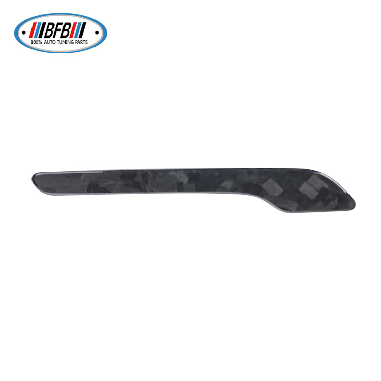 100% Real Carbon Fiber Door Handle - For Tesla Model Y - Forged Carbon Fiber Exterior Door Handle Trim for Model 3
