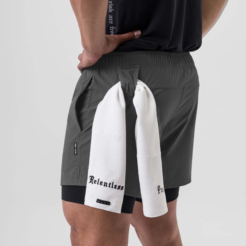 American-Style Five-Point Pants, Elastic Men's Fitness Sports Running Quick-Drying Pants for Adults American-Style Five-Point Pants, Elastic Men's Fitness Sports Running Quick-Drying Pants for Adults