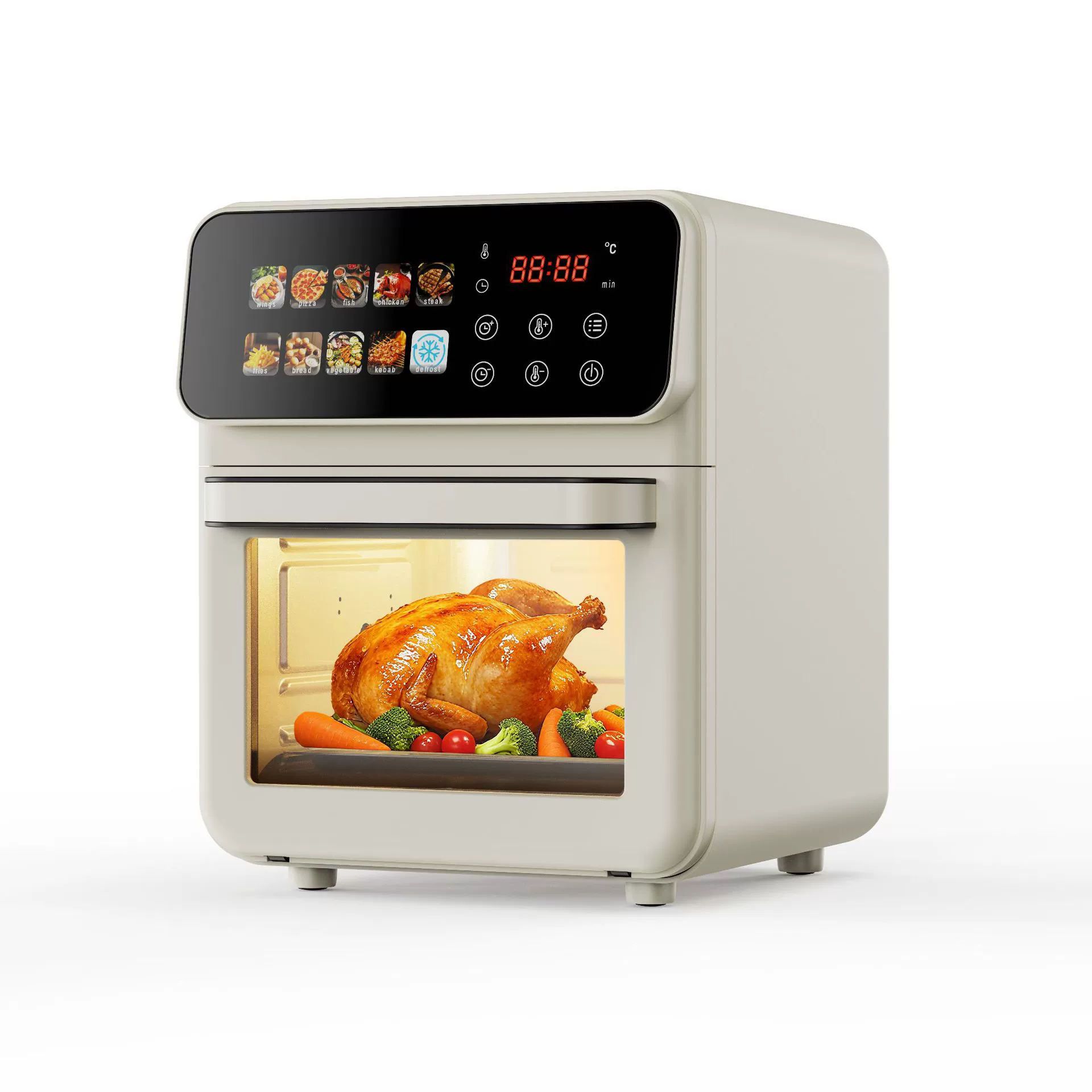 [10L空气炸锅大容量可视智能全自动家用电炸锅无油多功能Air Fryer]