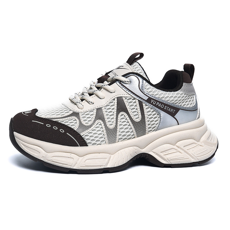Kt319 Dames Single Mesh Ademende Niet-Stinkende Papa Schoenen 2025 Herfst Nieuwe Lichtgewicht Sport Casual_voghion.com