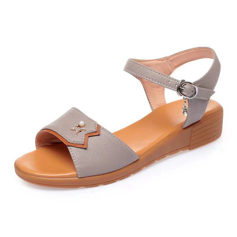 Sandals, summer comfortable non-slip footwear, for middle age