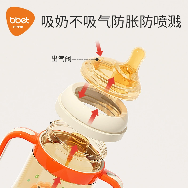 Feeding bottle for new born, bottle detergent, children's anti-colic straw, 1 years