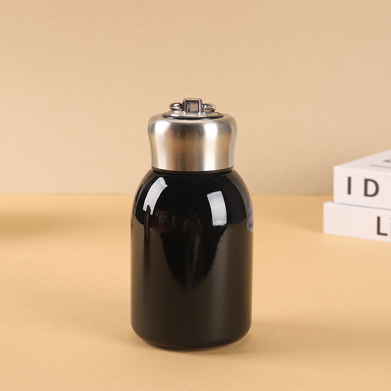 304 acero inoxidable gorda pequeña taza de aislamiento térmico logotipo personalizado taza de bolsillo de estómago para hombres y mujeres portátiles al aire libre taza de agua